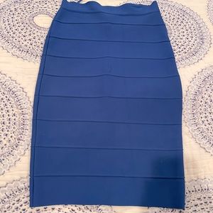 BCBG lager sapphire blue pencil skirt